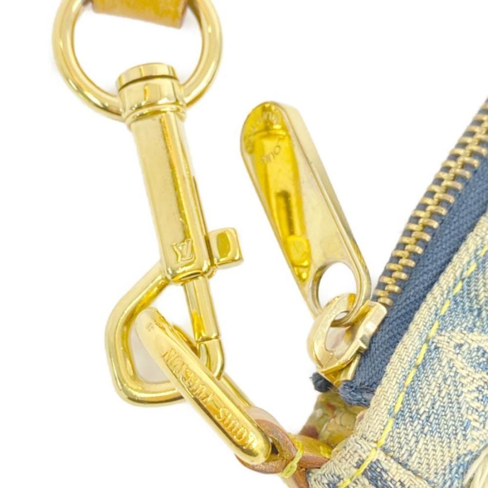 Louis Vuitton Monogram Denim Patchwork Pouchy Sho… - image 6